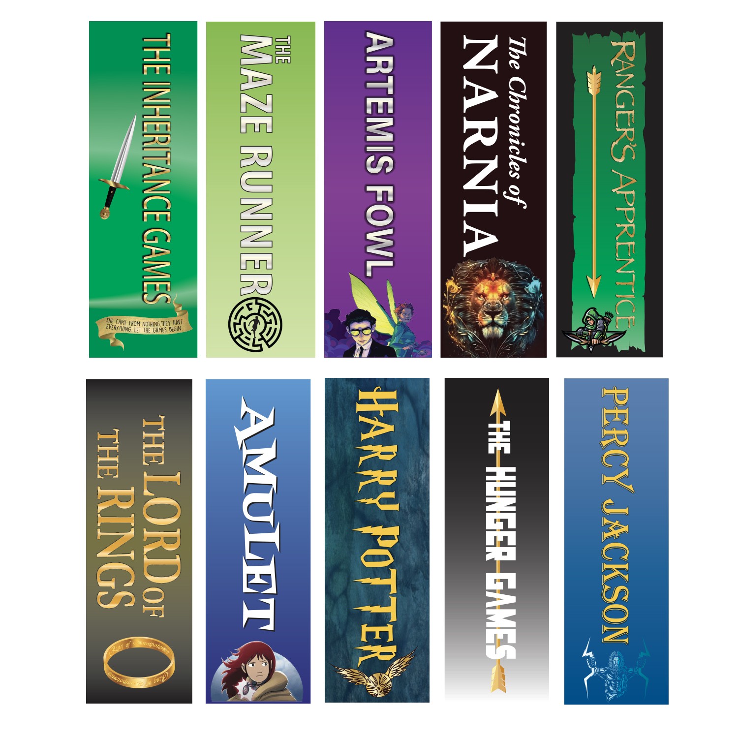 Senior Series Set 1 Acrylic Collection Divider Pack (double-sided)