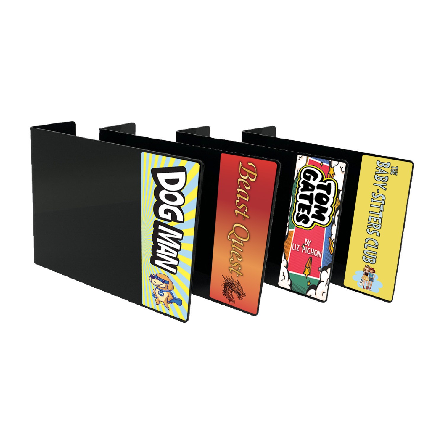 Junior Series Set 2 Acrylic Collection Divider Pack (single-sided) (Black)