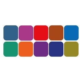 100 of each Non Fiction / Colour-Coded Spine Labels