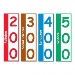 Teacher Reference Shelf Dividers 200mm x 80mm