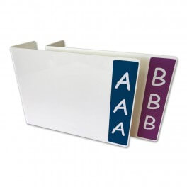 Mini Fiction Acrylic Collection Divider Starter Pack (double-sided)