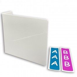 Mini Acrylic Collection Divider (White)