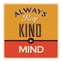 Keep Kind In Mind Wall Graphic Sticker