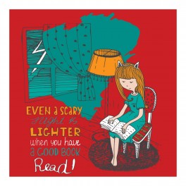 Even A Scary Night Is Lighter Wall Graphic Sticker