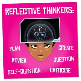 Reflective Thinkers Wall Graphic Sticker