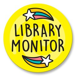 Library Monitor Stickers (Junior) (25)