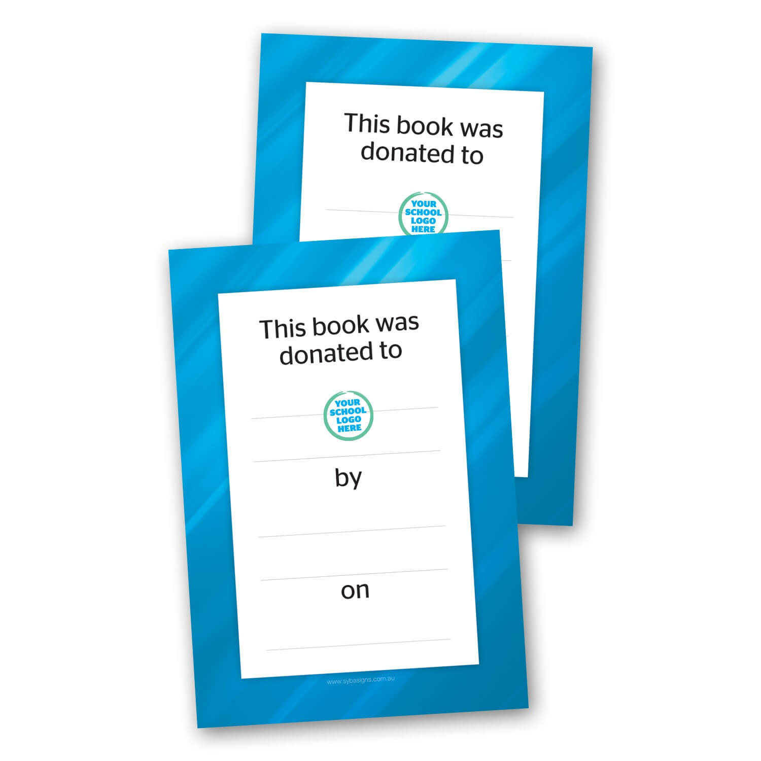 Custom Book Donation Labels 30 