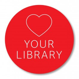 Love your library Wall Graphic (Circle)
