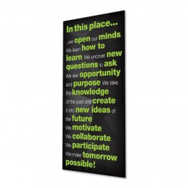 In This Place Indoor Banner  720mm x 1440mm