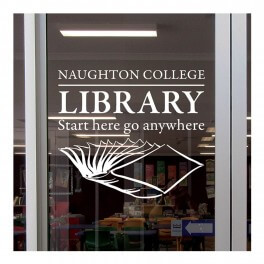 Your School Library Vinyl Lettering (Regular)