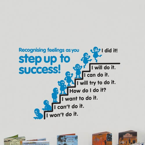 Step Up To Success Vinyl Lettering