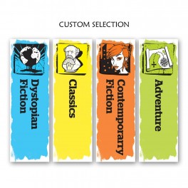 Senior Genre Sticky Back Signs Set of 28