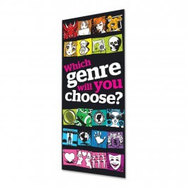 Senior Genre Door Graphic