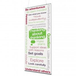 Think About Thinking Indoor Banner 720mm x 1440mm &amp; Hanging