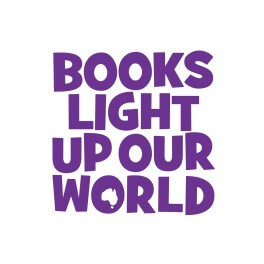Books Light Up Our World Vinyl Lettering