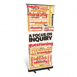 Focus on Inquiry Banner Roll Up Banner