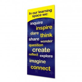 Our Learning Space Door Graphic (Yellow)
