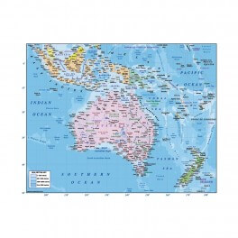 Australia & Oceania Wall Graphic Mural (Small)